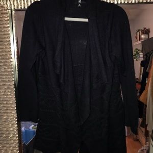 Black cardigan